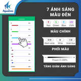 Đèn bể cá Week Aqua T12 TUBE hiệu chỉnh App tiện lợi với 18 chế độ màu sẵn đa dạng cho mọi loại cá