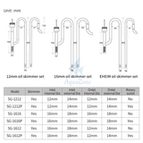 Bộ ống in out Week Aqua inox cao cấp tích hợp lọc váng