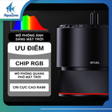Đèn led lon Netlea AT7S, đèn led hệ RGB có cảm ứng, dùng app