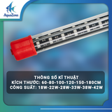 Đèn led tròn XML 4 hàng bóng đỏ/vàng/trắng siêu sáng nâng cấp độ màu cho cho cá Koi - cá rồng