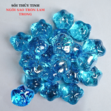 Sỏi trang trí chậu cây, bể cá, sỏi thủy tinh đa dạng kiểu dáng đặc biệt, bắt mắt, nhiều màu sắc