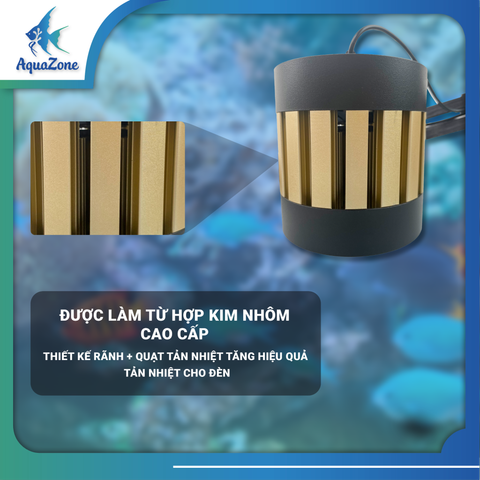 Đèn lon nhôm RHA F960 | Đèn led thả treo cho bể thủy sinh, bể cá