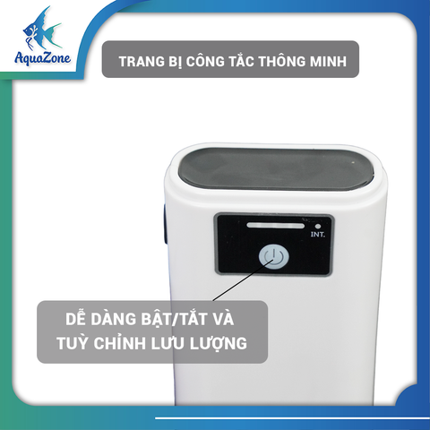 Máy sủi oxy tích điện siêu êm RIVERZONE sử dụng pin dung lượng cao