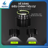 Đèn LED tròn hồ cá DEYAO F090 điều chỉnh tiêu cự, chip đèn siêu sáng và điều khiển app