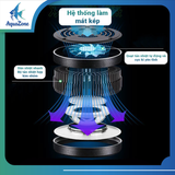 Đèn led Riverside FLATLIGHT 150A hiệu ứng ánh sáng siêu mạnh, đèn kết hợp tia sóng nước dành cho bể thủy sinh, bể cá, bể suối