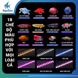 Đèn bể cá Week Aqua T12 TUBE hiệu chỉnh App tiện lợi với 18 chế độ màu sẵn đa dạng cho mọi loại cá
