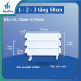 Hộp lọc dàn trên - Hộp lọc nhỏ giọt nhiều tầng 30-60cm cho bể cá