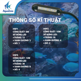 Đèn led kẹp nhôm RHA HSF1, HSF2, HSF3 dành cho bể thủy sinh vừa và nhỏ