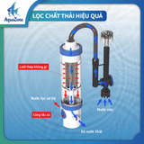 Lọc treo Sunsun YBF-500 - Tích hợp hệ thống hút phân riêng và lọc váng, có sẵn vật liệu lọc