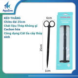 Kéo cắt tỉa cây thủy sinh Voonline thép cacbon không gỉ - Dụng cụ trồng cây cho bể thủy sinh