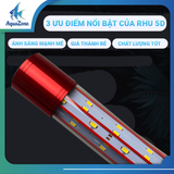 Đèn led Riverside 5D 5 hàng bóng chuyên dụng cho Huyết Long, Bối, đỏ cá không đỏ nước