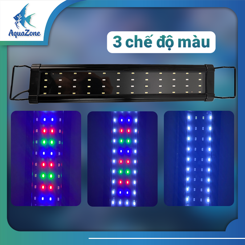 Đèn máng RHA  HS A30 A45 A60 A80 A90 A120 WRGB thay đổi 3 chế độ màu dành cho bể cá thủy sinh