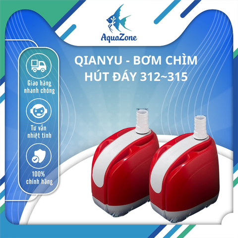 Bơm hút đáy bể cá Qianyu siêu êm ái, hoạt động mạnh mẽ, công suất lên đến 55w