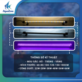 Đèn led tròn 4 hàng bóng XML PLUS đỏ/trắng/vàng phủ toàn bể, ánh sáng mạnh mẽ, màu sắc nổi bật
