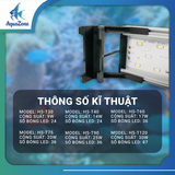 Đèn led máng nhôm RHA T200 T300 T350 T400 T450 T600 T75 T900 T1200 siêu sáng dành cho bể thủy sinh, bể cá
