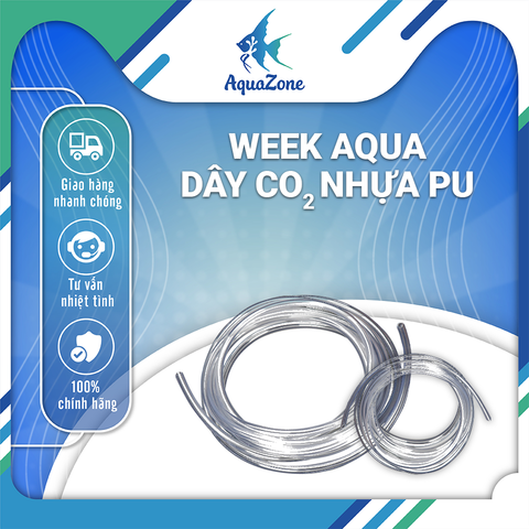 Dây Co2 Week Aqua nhựa PU chống gập bền bỉ (2m,5m)