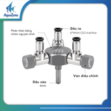 Van chia Co2 Week Aqua chất lượng cao 2 đầu 3 đầu 6 đầu