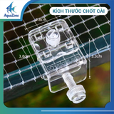 Lưới chống nhảy, chắn cá nhảy cho bể cá cảnh Voonline 3 size S M L