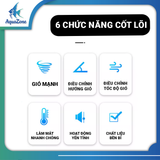 Quạt tản nhiệt Voonline kèm điều khiển thông minh 5 tốc độ dành cho bể thủy sinh
