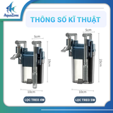 Lọc treo bể cá Yee 4w 5w có sẵn bông lọc phù hợp cho bể 50cm