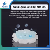 Máy sủi oxy siêu êm cao cấp 2 vòi Netlea, sủi khí tối đa, sủi tích điện có sẵn dây sủi, 2 đá sủi