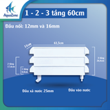 Hộp lọc dàn trên - Hộp lọc nhỏ giọt nhiều tầng 30-60cm cho bể cá