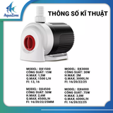 Máy bơm nước hồ cá MBIO DX lực bơm mạnh mẽ, bơm hút đáy bể cá có thể điều chỉnh lưu lượng