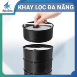 Lọc thùng bể cá MARINE sẵn vật liệu học (sứ lọc, bông lọc) với nhiều ngăn tiện lợi, yên tĩnh