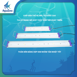 Đèn led máng bể cá Aqua Zonic với tính năng mô phỏng ánh sáng mặt trời, giúp cây thuỷ sinh phát triển tốt