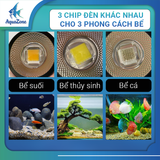Đèn led lon RD140 dành cho bể suổi, bể thủy sinh, bể cá ánh sáng siêu mạnh, có sẵn giá treo đèn