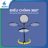 Đèn LED kẹp tròn VOONLINE chip đèn WRG 3 chế độ màu mặc định (trắng, màu, toàn phổ)