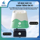 Máy sủi oxy núi lửa cao cấp YEE có sẵn dây sủi, đá sủi, máy sủi oxy siêu êm, tiết kiệm điện