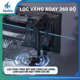 Lọc thác treo bể cá YEE cực đại 1000L 1200L, lọc treo khoang lọc lớn, có sẵn vật liệu lọc
