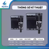 Lọc thác treo bể cá YEE cực đại 1000L 1200L, lọc treo khoang lọc lớn, có sẵn vật liệu lọc