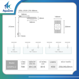 Đèn LED WEEK AQUA Z250PRO tích hợp 4in1 RGB + UV ánh sáng chất lượng cao