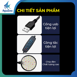 Đèn LED kẹp tròn VOONLINE chip đèn WRG 3 chế độ màu mặc định (trắng, màu, toàn phổ)