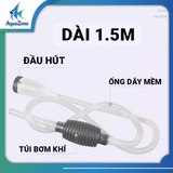 Dụng cụ thay nước hồ cá Yee có van điều chỉnh dài 1m5, 1m7, 2m6 dành cho bể cá vừa và lớn