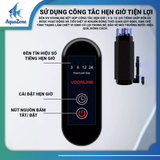 Đèn UV Voonline 3 trong 1 hút váng, cung cấp oxy và diệt tảo, diệt khuẩn