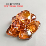 Sỏi trang trí chậu cây, bể cá, sỏi thủy tinh đa dạng kiểu dáng đặc biệt, bắt mắt, nhiều màu sắc