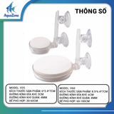 Cốc sủi oxy Voonline cao cấp 18mm, 35mm, 60mm , cốc sủi oxy cho bể cá siêu mịn