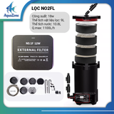 Lọc thùng Netlea NO1, NO2 cao cấp tích hợp sẵn bơm, có sẵn vật liệu lọc | Lọc thùng bể cá hiện đại, thế hệ mới