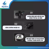 Đèn lon Flat xoay 360 độ độc đáo Riverzone ánh sáng RGB hoặc Trắng có sẵn giá treo cho bể cá thủy sinh, bể suối