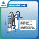 Lọc treo Sunsun YBF-500 - Tích hợp hệ thống hút phân riêng và lọc váng, có sẵn vật liệu lọc