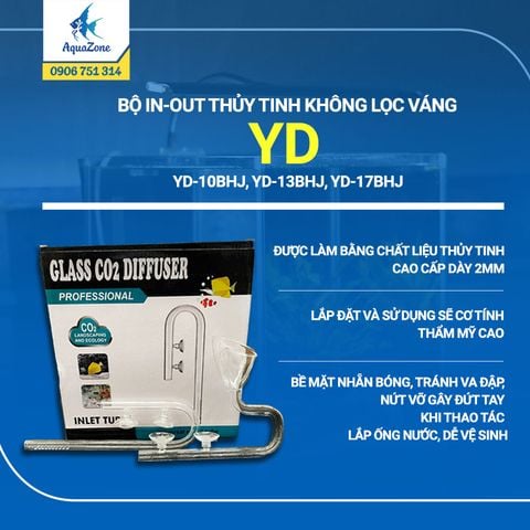 BỘ IN-OUT YD THỦY TINH KHÔNG LỌC VÁNG