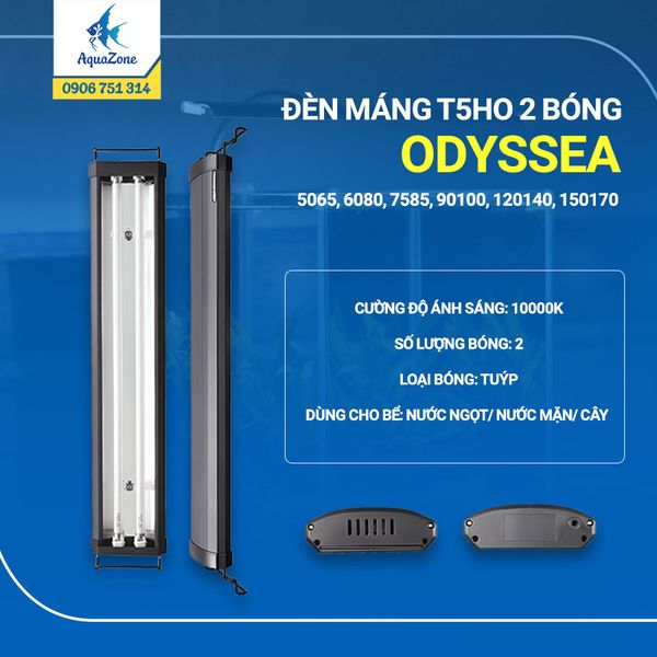 ĐÈN MÁNG ODYSSEA T5HO 2 BÓNG (5065, 6080, 7585, 90100, 120140, 150170)