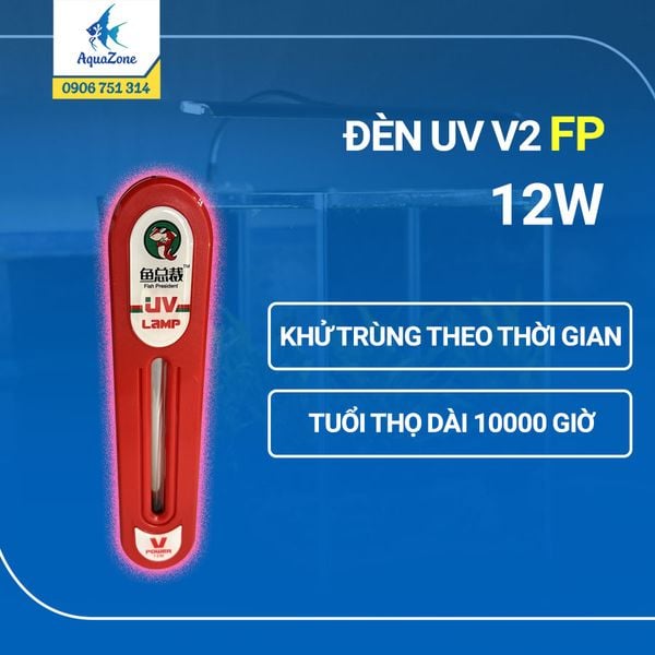Đèn FP UV V2 12W diệt tảo, vi khuẩn