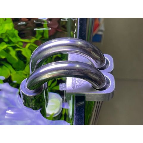 Kẹp In Out inox cao cấp Week Aqua chuyên dụng cho ống in out cho lọc thùng bể cá, size S M L