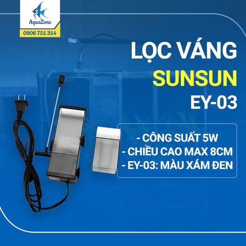 LỌC VÁNG SUNSUN EY-03 - Lọc Váng Dành Cho Bể Cá Cảnh, Bể Thuỷ Sinh