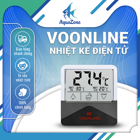 Nhiệt kế điện tử Voonline VLT3, nhiệt kế điện tử đo nhiệt độ bể cá