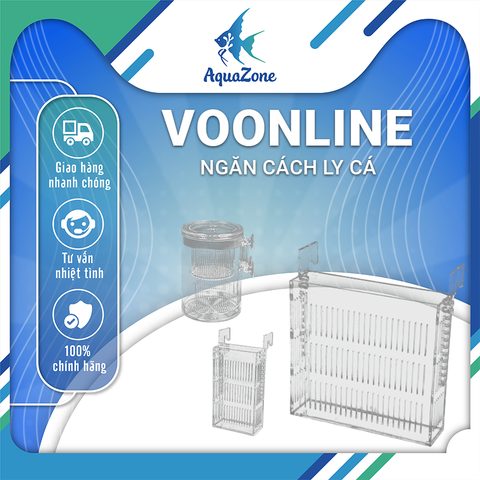 Ngăn cách ly cá Voonline chuyên cách ly cá con, nhựa Acrylic trong suốt, bền bỉ